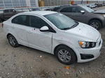 2013 Chevrolet Sonic Lt White vin: 1G1JC5SHXD4254642