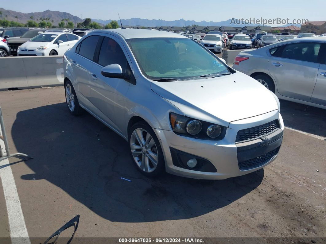 2014 Chevrolet Sonic Lt Auto Gray vin: 1G1JC5SHXE4134647