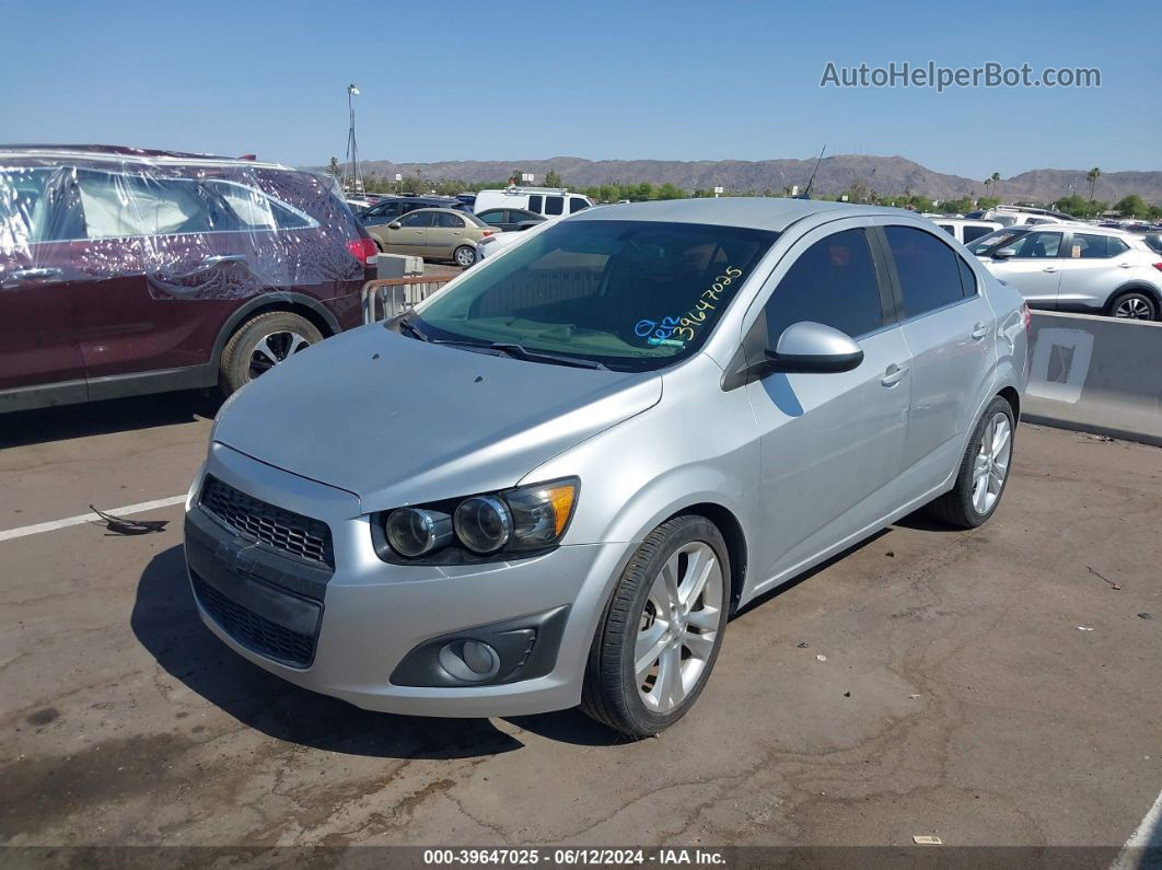 2014 Chevrolet Sonic Lt Auto Gray vin: 1G1JC5SHXE4134647