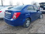 2014 Chevrolet Sonic Lt Auto Blue vin: 1G1JC5SHXE4147673