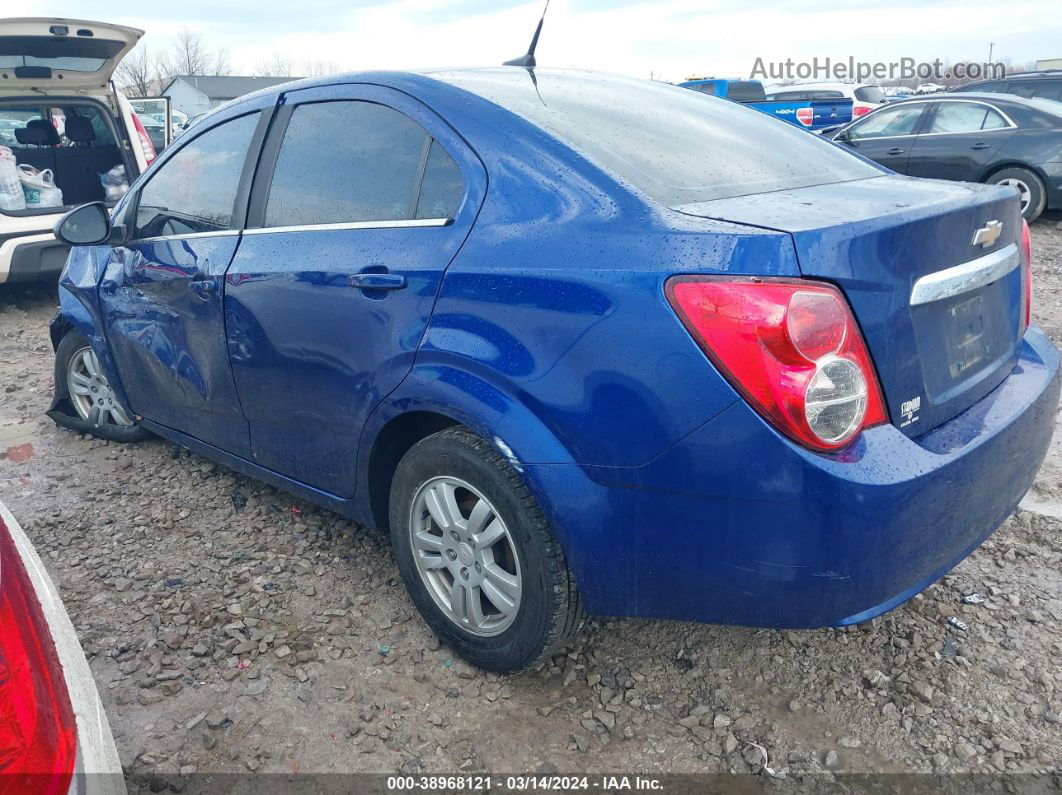 2014 Chevrolet Sonic Lt Auto Blue vin: 1G1JC5SHXE4147673