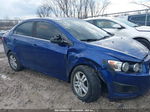 2014 Chevrolet Sonic Lt Auto Blue vin: 1G1JC5SHXE4147673