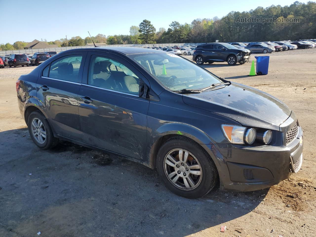 2014 Chevrolet Sonic Lt Gray vin: 1G1JC5SHXE4177028