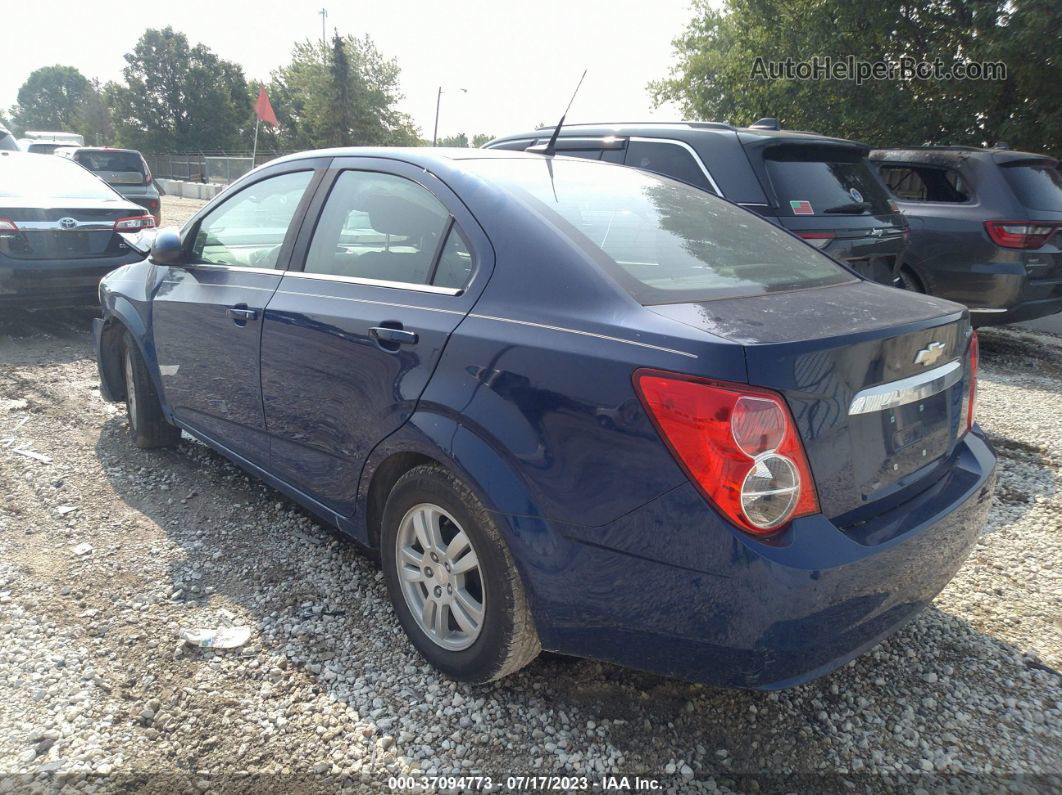 2014 Chevrolet Sonic Lt Auto Синий vin: 1G1JC5SHXE4194427