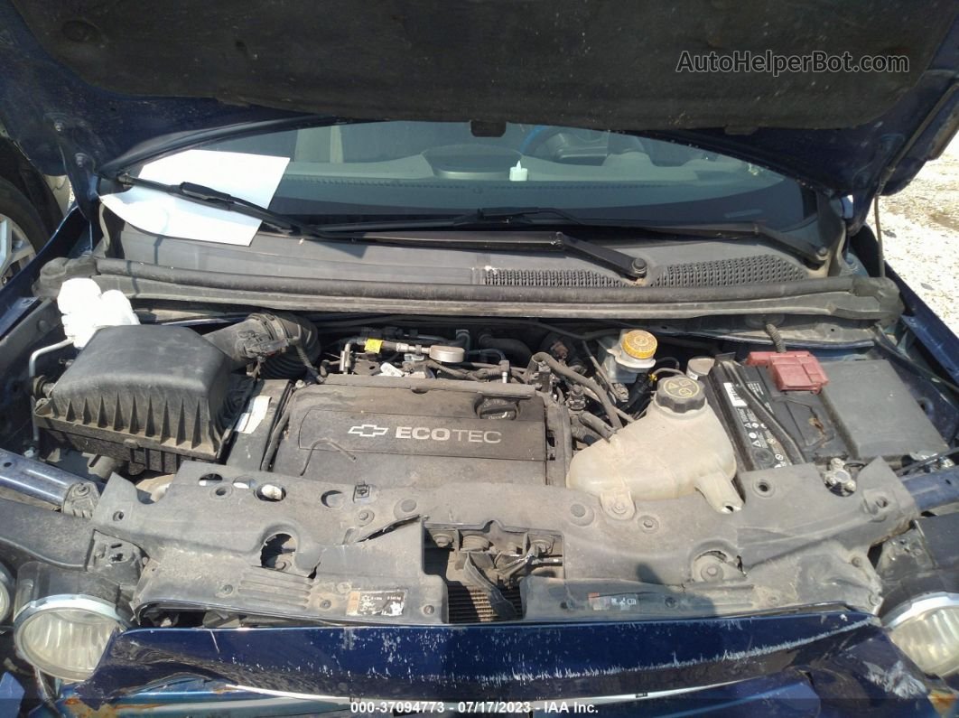 2014 Chevrolet Sonic Lt Auto Синий vin: 1G1JC5SHXE4194427