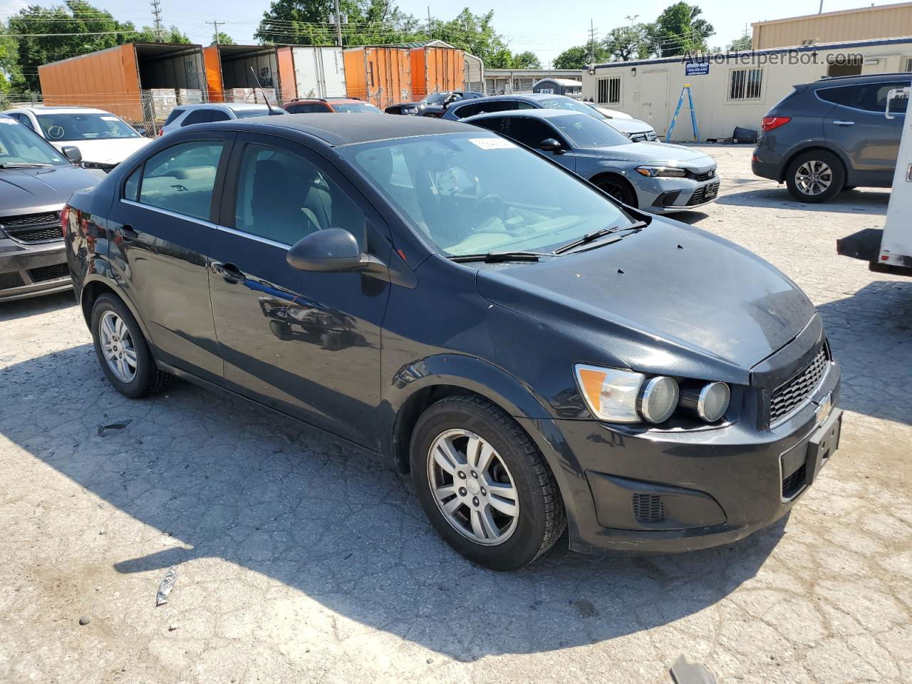 2014 Chevrolet Sonic Lt Black vin: 1G1JC5SHXE4209718