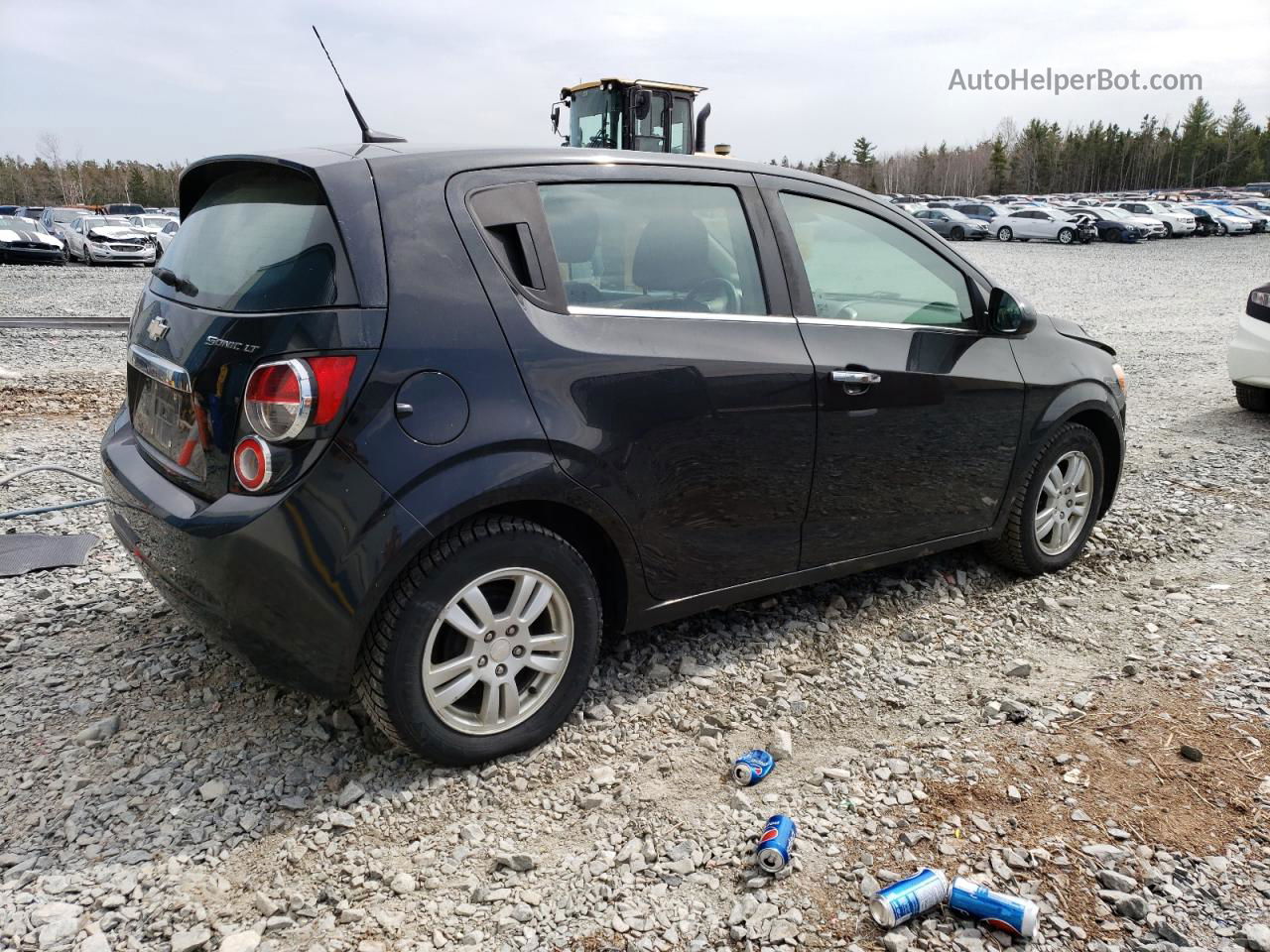 2013 Chevrolet Sonic Lt Black vin: 1G1JC6EH9D4225070