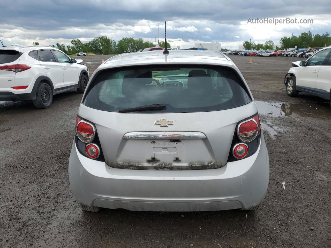 2014 Chevrolet Sonic Lt Silver vin: 1G1JC6EH9E4204740