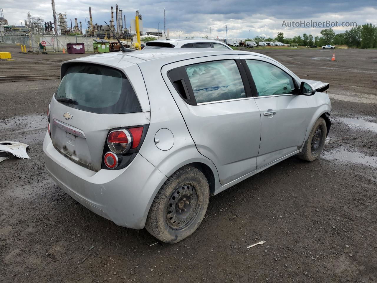 2014 Chevrolet Sonic Lt Silver vin: 1G1JC6EH9E4204740