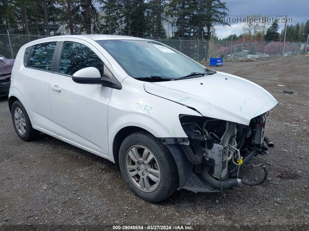 2013 Chevrolet Sonic Lt Auto White vin: 1G1JC6SB0D4105593