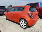 2013 Chevrolet Sonic Lt Orange vin: 1G1JC6SB1D4160604