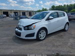 2013 Chevrolet Sonic Lt Auto White vin: 1G1JC6SB1D4217027