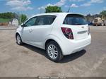 2013 Chevrolet Sonic Lt Auto White vin: 1G1JC6SB1D4217027