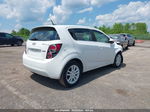 2013 Chevrolet Sonic Lt Auto White vin: 1G1JC6SB1D4217027