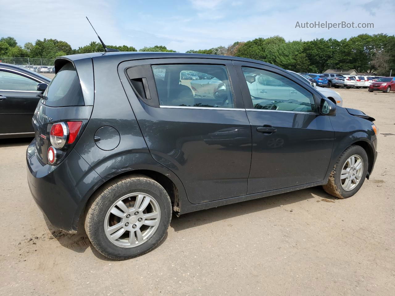 2014 Chevrolet Sonic Lt Black vin: 1G1JC6SB1E4223038