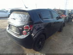 2014 Chevrolet Sonic Lt Black vin: 1G1JC6SB2E4109159