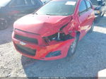 2014 Chevrolet Sonic Lt Auto Красный vin: 1G1JC6SB2E4241015