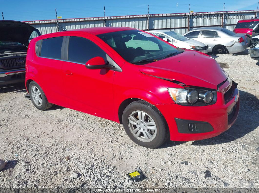 2014 Chevrolet Sonic Lt Auto Красный vin: 1G1JC6SB2E4241015