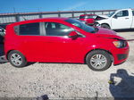 2014 Chevrolet Sonic Lt Auto Red vin: 1G1JC6SB2E4241015