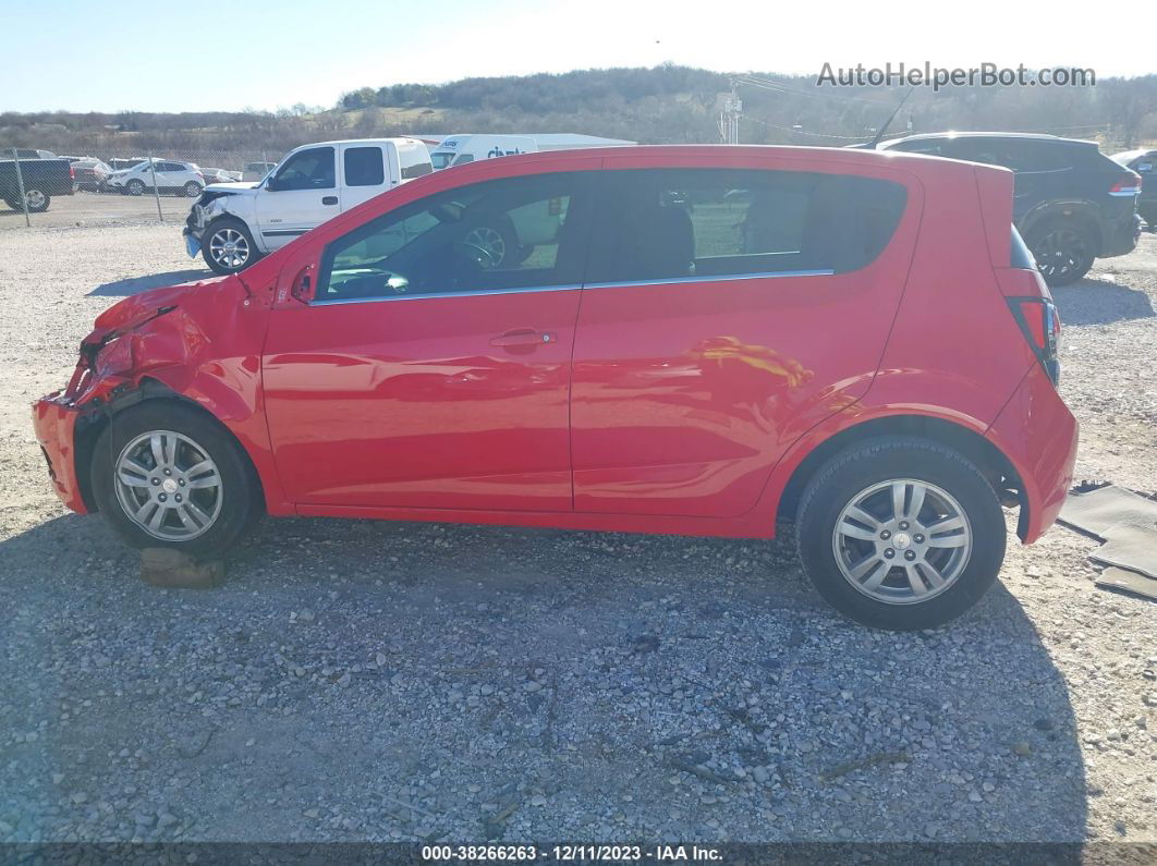 2014 Chevrolet Sonic Lt Auto Red vin: 1G1JC6SB2E4241015