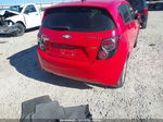 2014 Chevrolet Sonic Lt Auto Red vin: 1G1JC6SB2E4241015