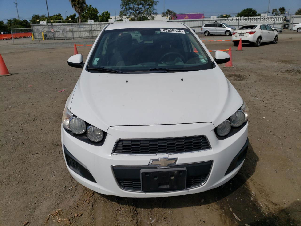 2013 Chevrolet Sonic Lt White vin: 1G1JC6SB3D4176514