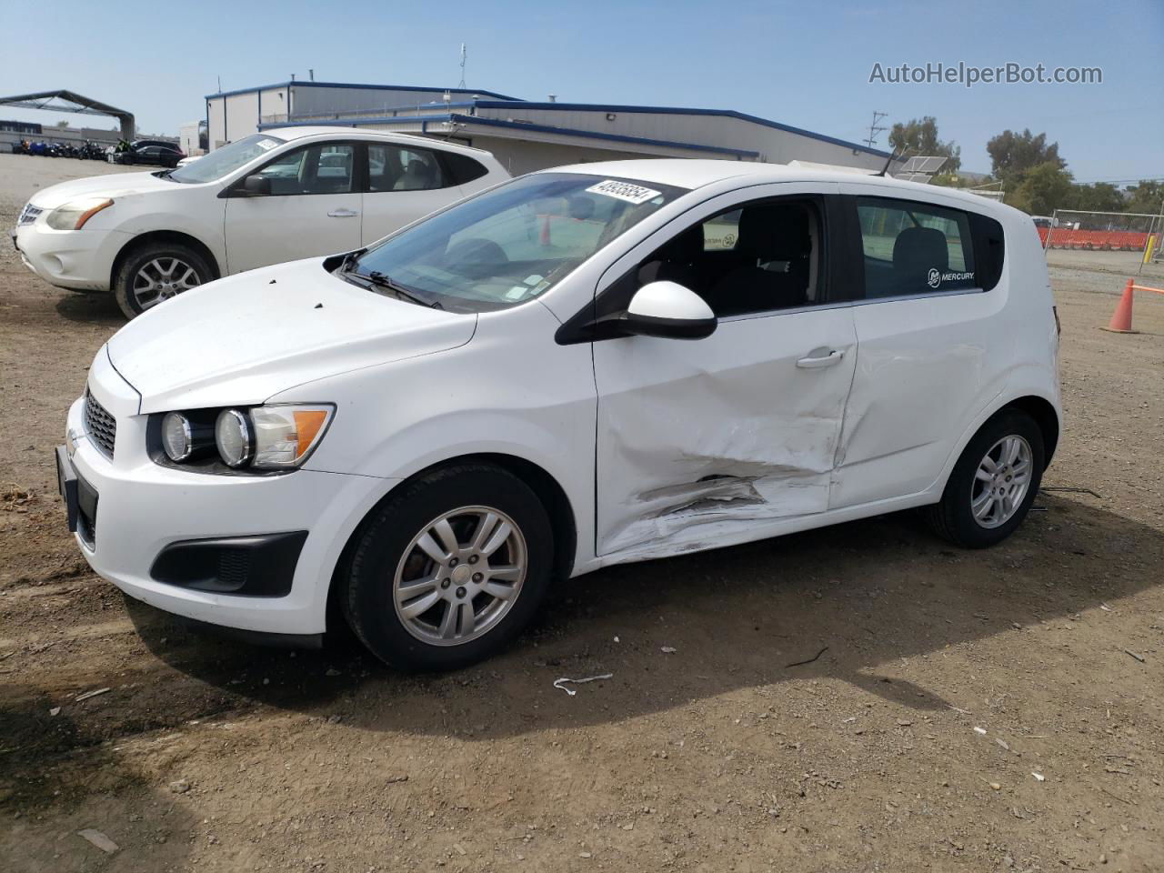 2013 Chevrolet Sonic Lt White vin: 1G1JC6SB3D4176514