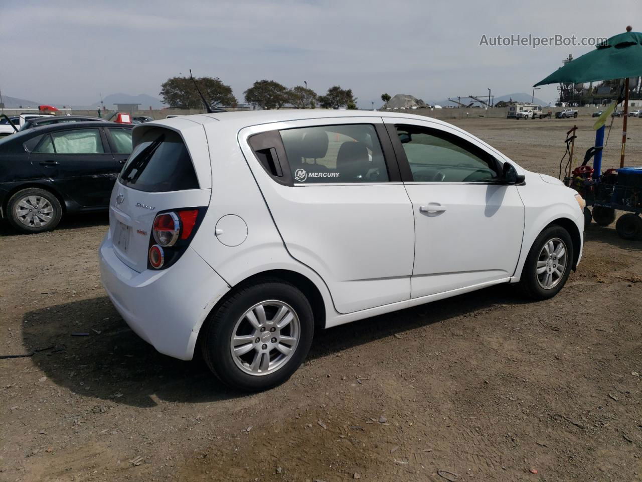 2013 Chevrolet Sonic Lt White vin: 1G1JC6SB3D4176514