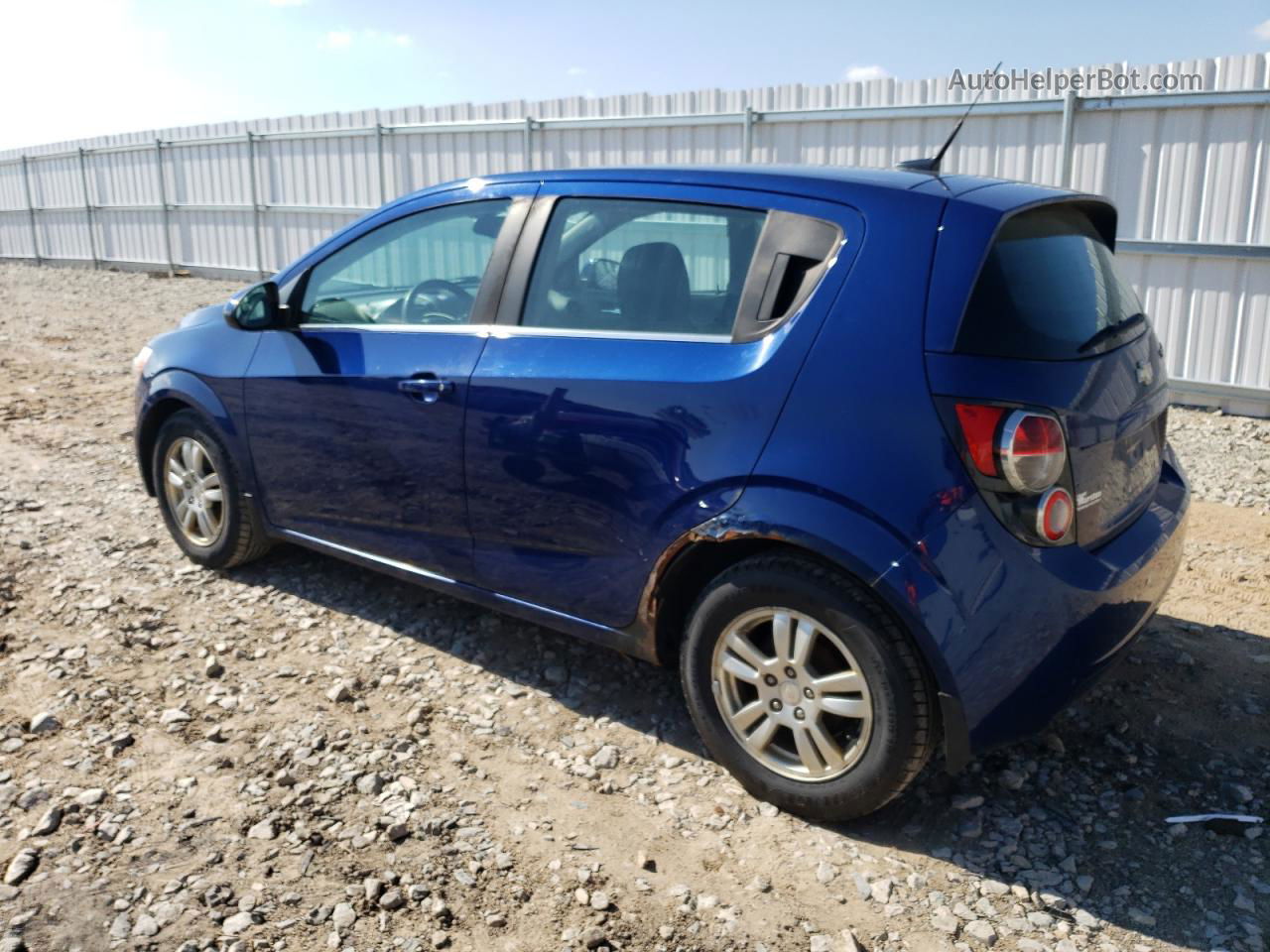 2013 Chevrolet Sonic Lt Blue vin: 1G1JC6SB4D4113244