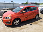 2013 Chevrolet Sonic Lt Orange vin: 1G1JC6SB4D4159771