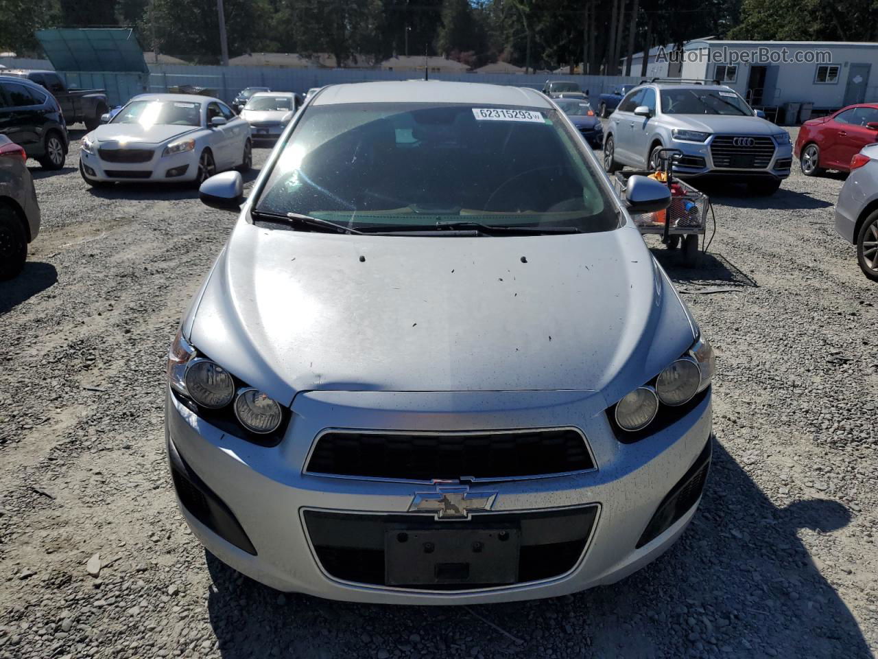 2013 Chevrolet Sonic Lt Silver vin: 1G1JC6SB5D4194044