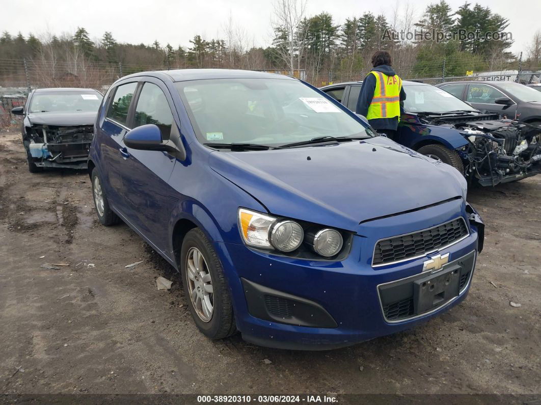 2013 Chevrolet Sonic Lt Auto Blue vin: 1G1JC6SB5D4247700