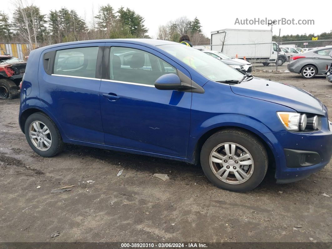 2013 Chevrolet Sonic Lt Auto Blue vin: 1G1JC6SB5D4247700