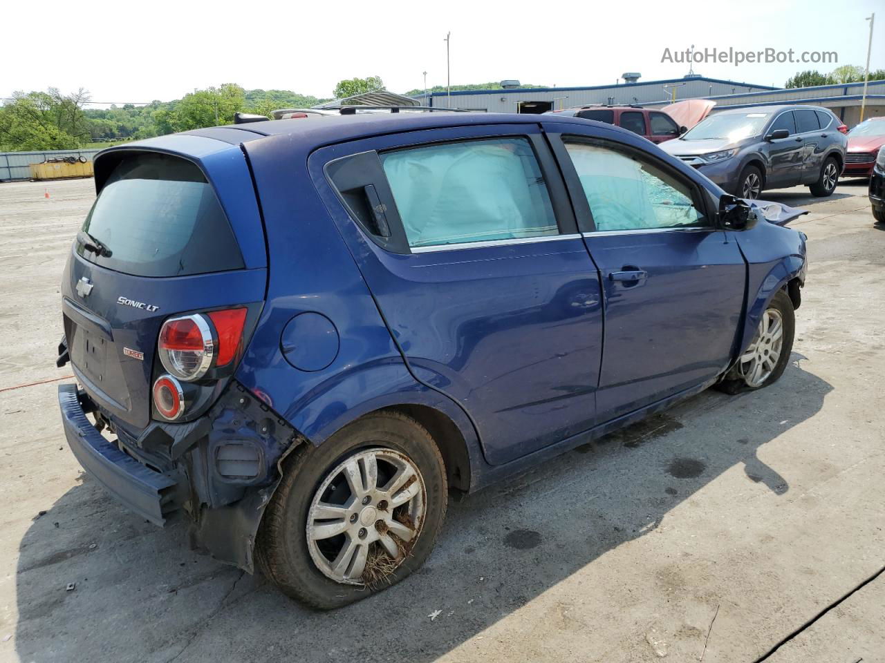 2013 Chevrolet Sonic Lt Blue vin: 1G1JC6SB7D4174622