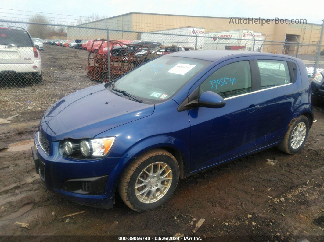 2013 Chevrolet Sonic Lt Auto Blue vin: 1G1JC6SB7D4242367