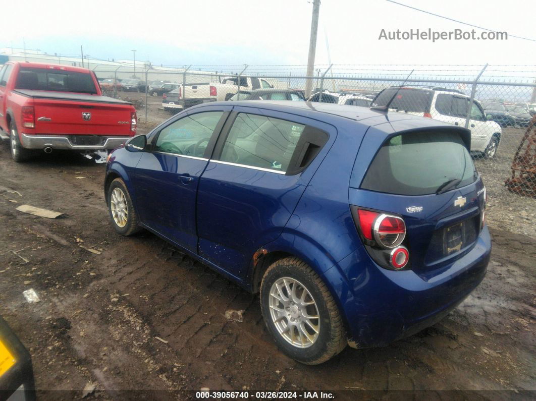 2013 Chevrolet Sonic Lt Auto Blue vin: 1G1JC6SB7D4242367