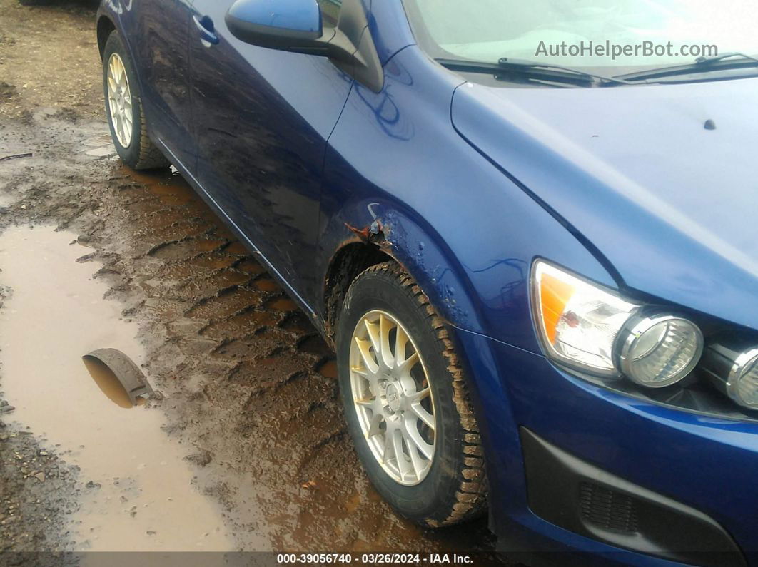 2013 Chevrolet Sonic Lt Auto Blue vin: 1G1JC6SB7D4242367