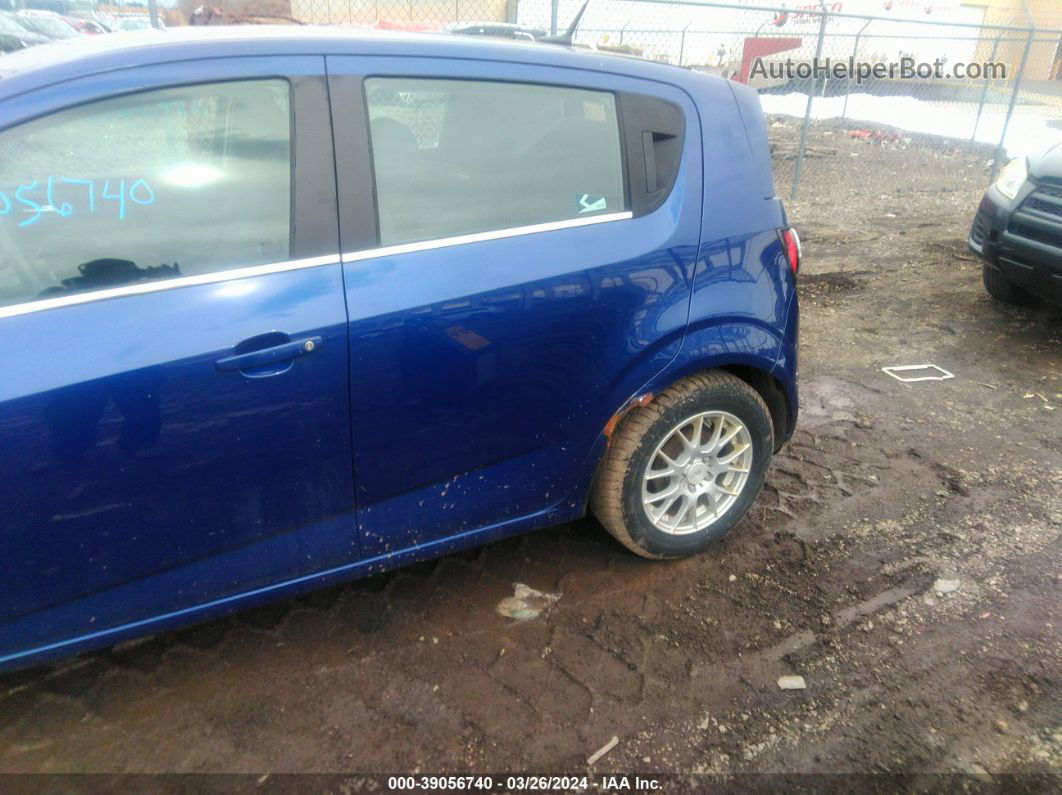 2013 Chevrolet Sonic Lt Auto Blue vin: 1G1JC6SB7D4242367