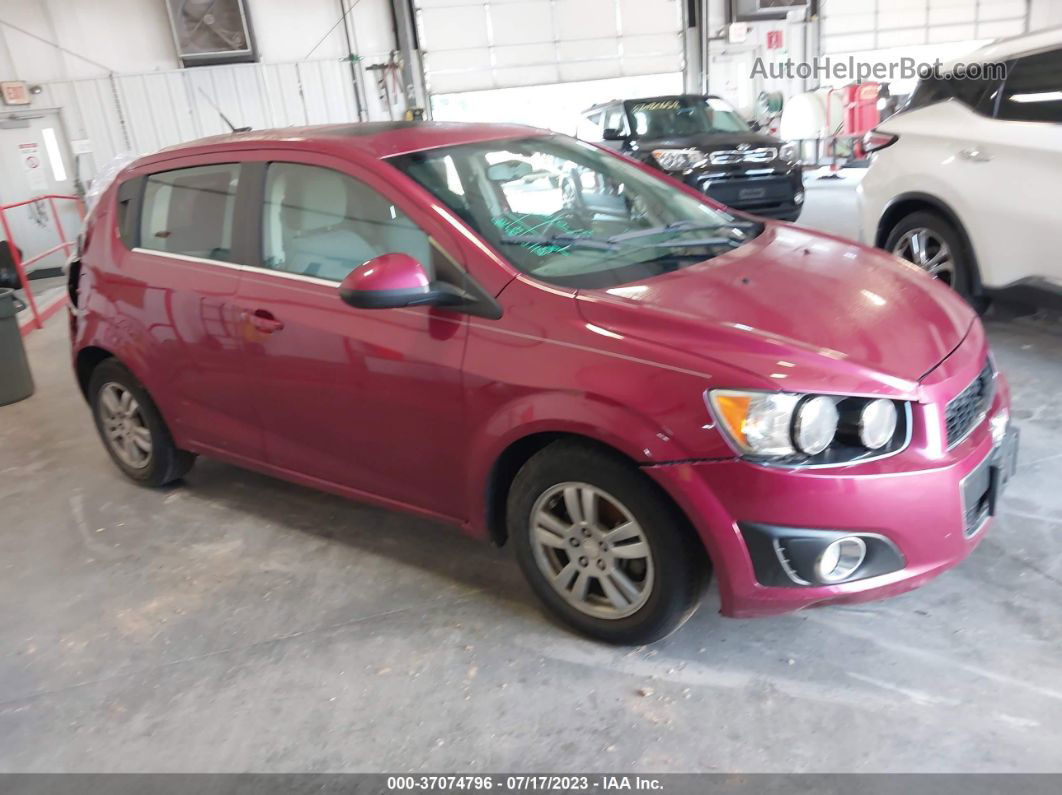 2014 Chevrolet Sonic Lt Pink vin: 1G1JC6SB7E4124773