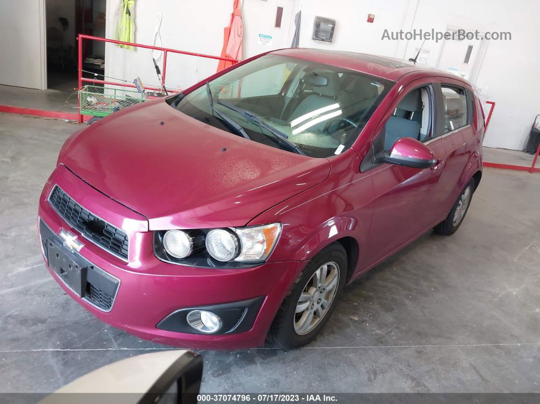 2014 Chevrolet Sonic Lt Pink vin: 1G1JC6SB7E4124773