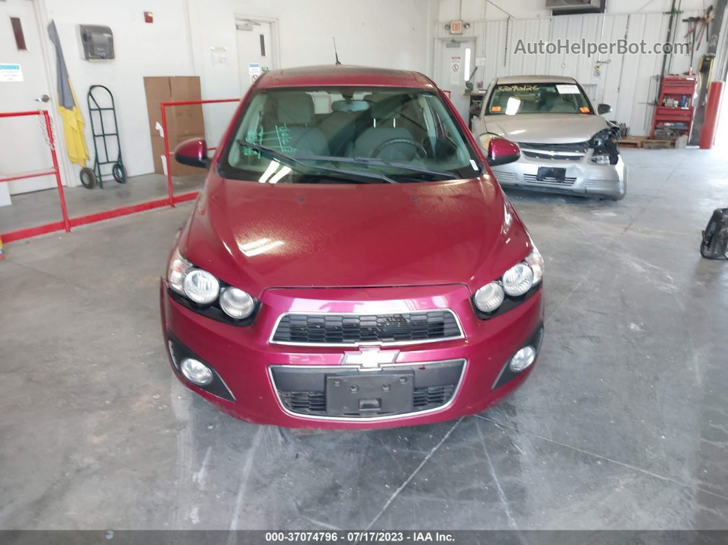 2014 Chevrolet Sonic Lt Pink vin: 1G1JC6SB7E4124773