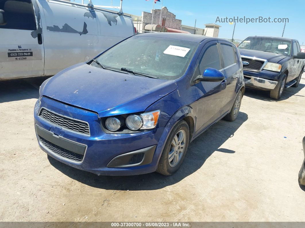 2014 Chevrolet Sonic Lt Синий vin: 1G1JC6SB7E4127835