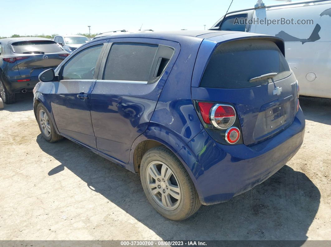 2014 Chevrolet Sonic Lt Blue vin: 1G1JC6SB7E4127835