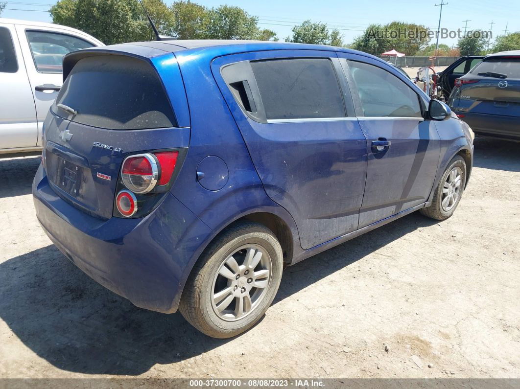 2014 Chevrolet Sonic Lt Синий vin: 1G1JC6SB7E4127835