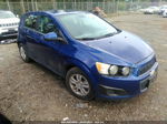 2013 Chevrolet Sonic Lt Blue vin: 1G1JC6SB8D4170398