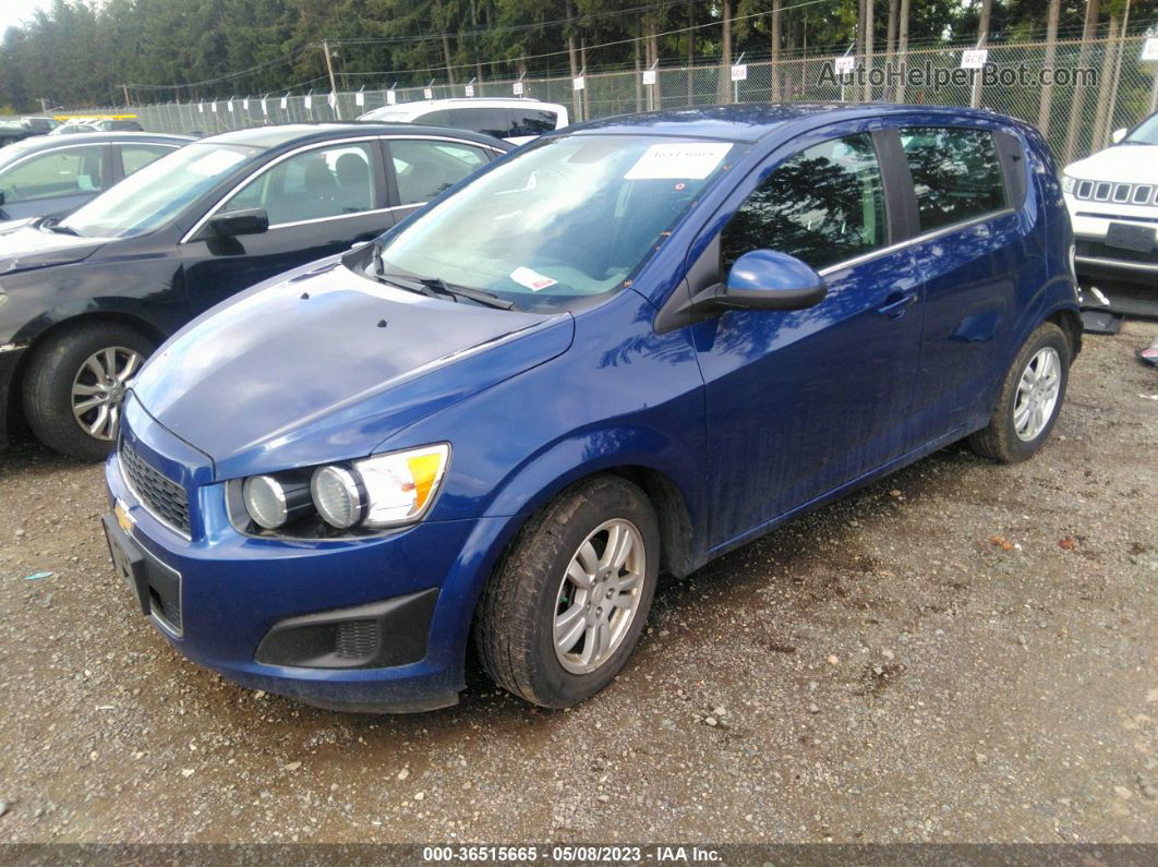 2013 Chevrolet Sonic Lt Blue vin: 1G1JC6SB8D4170398