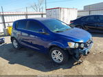 2013 Chevrolet Sonic Lt Auto Blue vin: 1G1JC6SB8D4254933