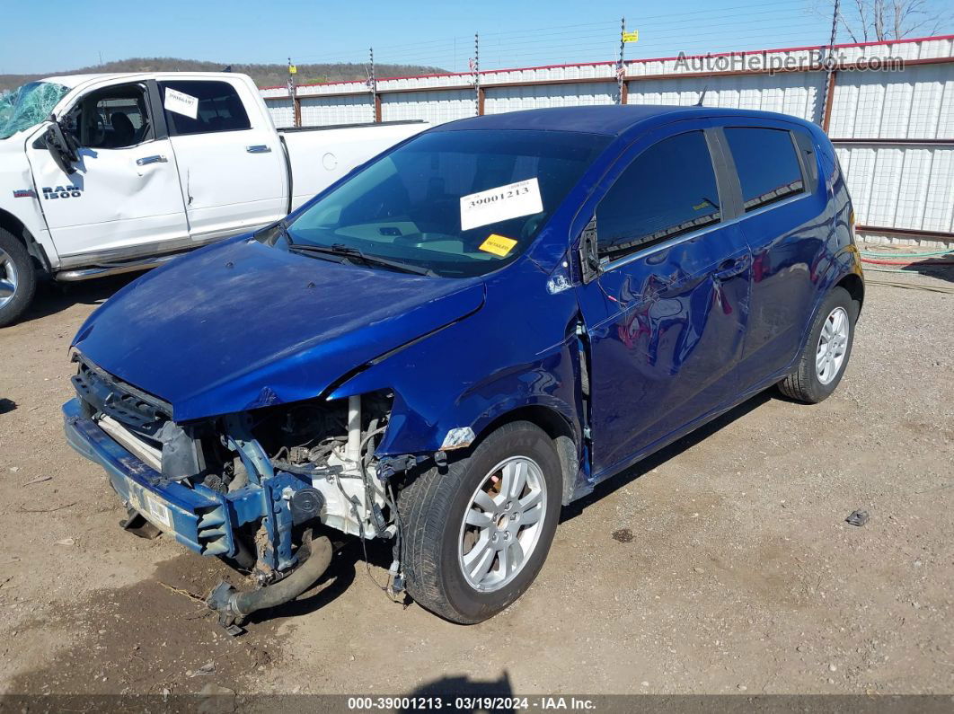 2013 Chevrolet Sonic Lt Auto Blue vin: 1G1JC6SB8D4254933