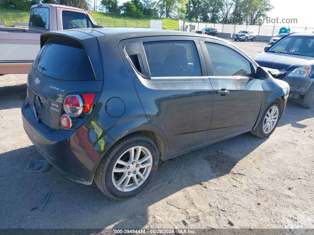 2014 Chevrolet Sonic Lt Auto Gray vin: 1G1JC6SB8E4174436