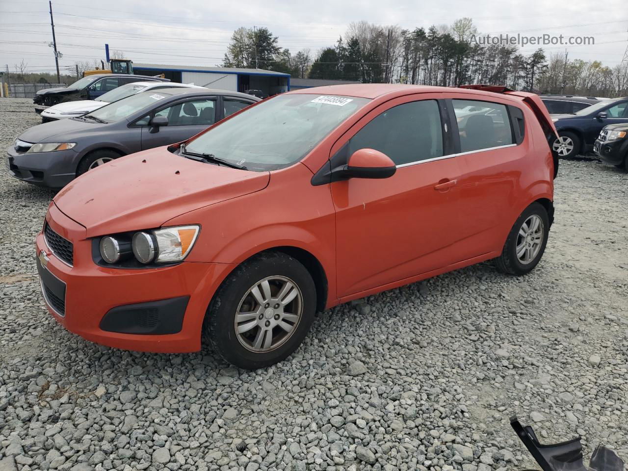 2013 Chevrolet Sonic Lt Оранжевый vin: 1G1JC6SB9D4195097